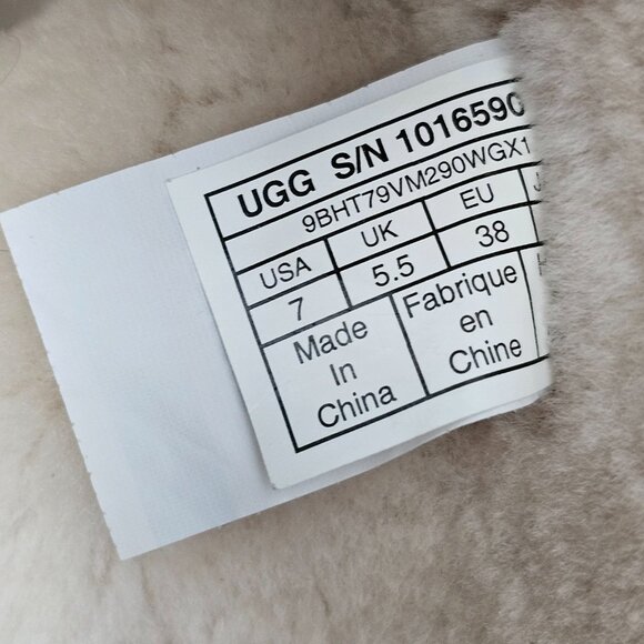 UGG Australia Women's Abree II Tall Suede Shearling Bruno Brown Boots - Picture 7 of 10